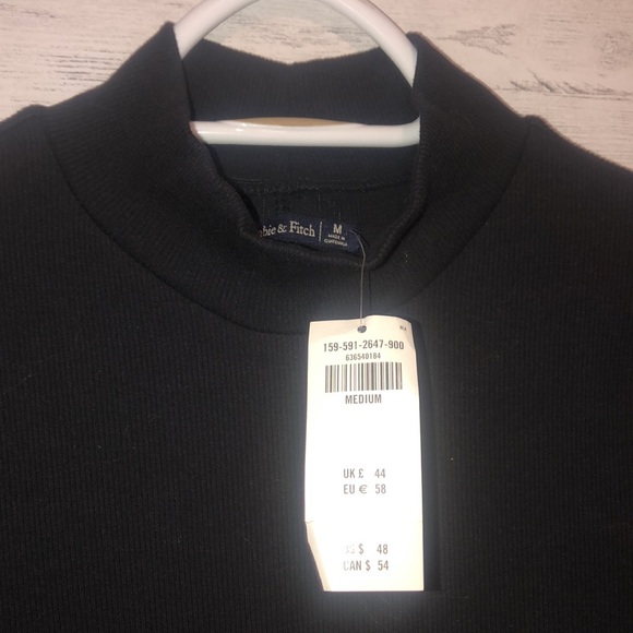 Abercrombie Mock Neck Black Dress - Picture 5 of 5